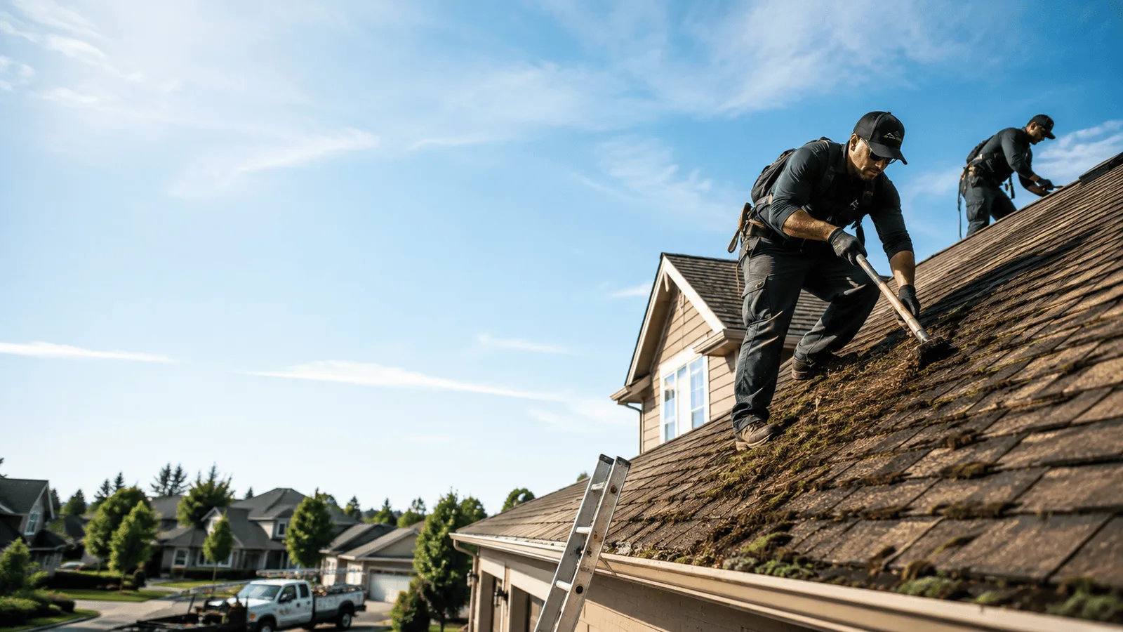 Roof Moss Removal in Aberdeen, MS near me